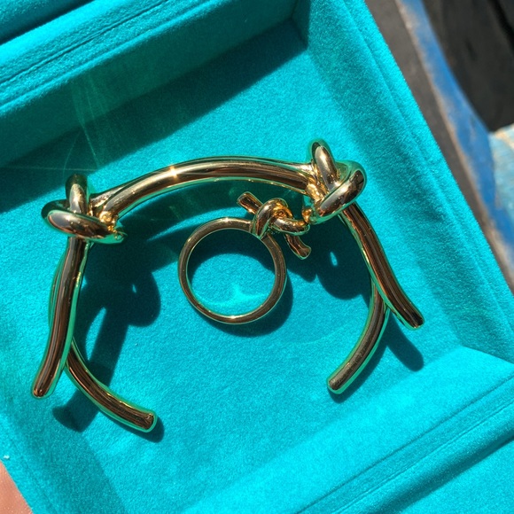 Cuff bracelet and ring set - Picture 1 of 3